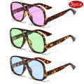 Car Sunglasses 1/3pcs Oversized Double Bridges Sun Glasses Fashion Outdoor Driving Brand Shades Goggles Travel UV400 Glasses. 