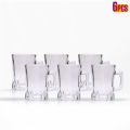 Bengal Glass | Crystal Glass Tea & Coffee Cup Set – Tong Gor Style, Transparent Design. 