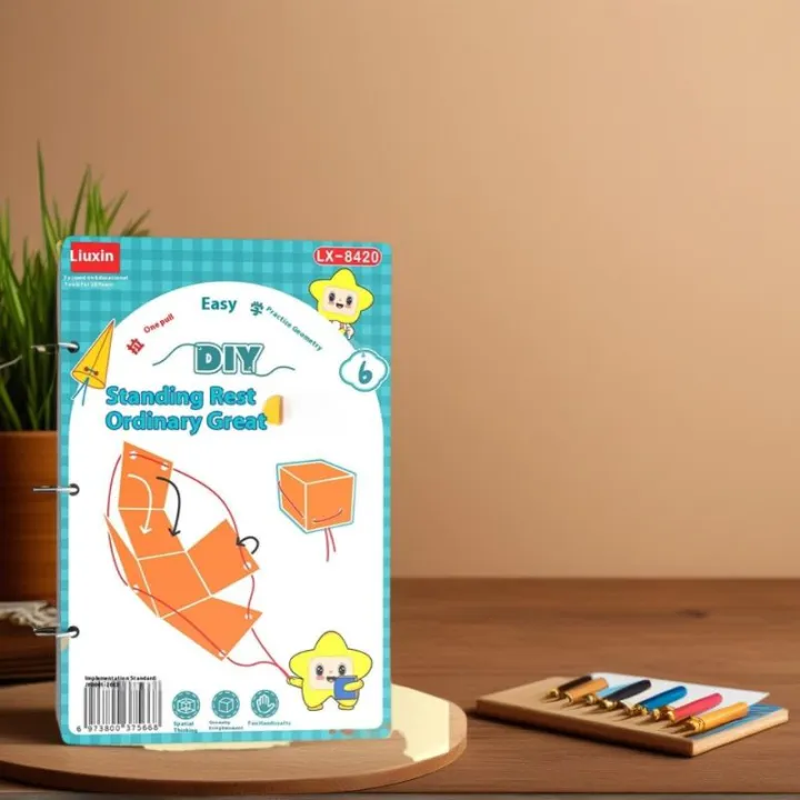 **Montessori%203D%20Geometry%20Quiet%20Book%20Set%20For%20Kids%20Educational%201%20Set%20Workbook%20Preschool%20Early%20Math%20Learning%20Tools%20-%20Image%202