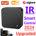 Tuya Zigbee 3.0 Smart IR Remote Control for AC TV Smart Home Blaster Infrared Universal Remote Controller For Alexa Google Home. 
