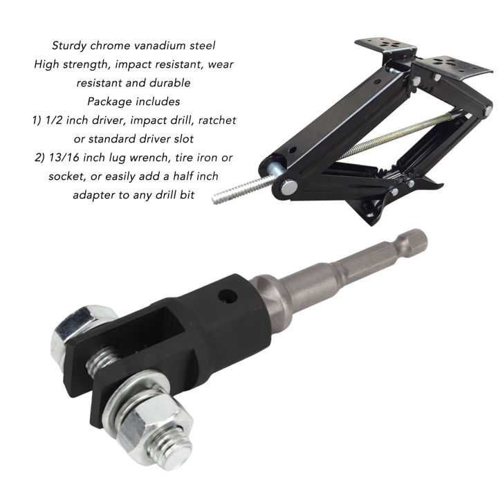 Scissor%20Jack%20Adapter%20Scissor%20Jack%20Socket%20Adapter%20Heavy%20Duty%20Chrome%20Vanadium%20Steel%201/2inch%20for%20Double%20Hole%20Scissor%20Jacks%20-%20Image%203