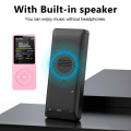 MP3 Player USB Charging Record Digital Display Screen Media Lossless Portable Pocket Sports Running Walking Music Play.