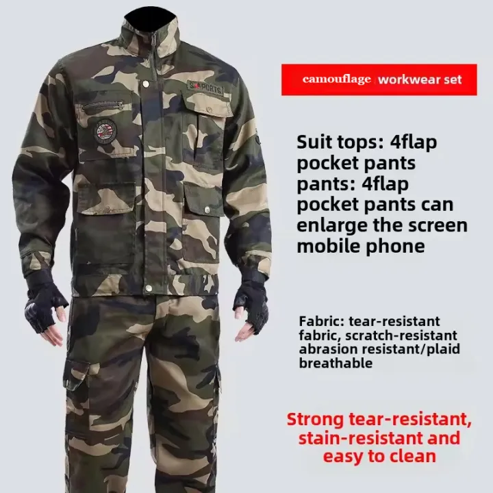 Men's%20Work%20Uniform%20Sets%20Welder%20Wear-resistant%20Overalls%20Spring%20Autumn%20Dirt-resistant%20Multi-Pocket%20Pants%20Outdoor%20%20Suit%20-%20Image%207