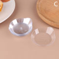 10Pcs Transparent Mini Appetizer Plates Ice Cream Cup Plastic Fruit Candy Cake Jelly Yogurt Mousse Dessert Container Pastry Tool. 