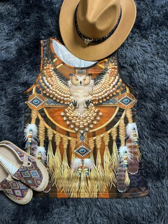Ladies'%20vests%20Western%20ethnic%20printed%20casual%20sleeveless%20T-shirt%20women's%20retro%20loose%20vest%20-%20Image%202