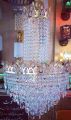 42 inch Length 10 light Big Size Heavy Crystal Stone Fanoos. 