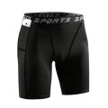 Men Fitness Shorts Boxers Black Gray L XL XXL Sports Training Elasticity Wicking Sweat Quick Dry Tight Compression Pants.