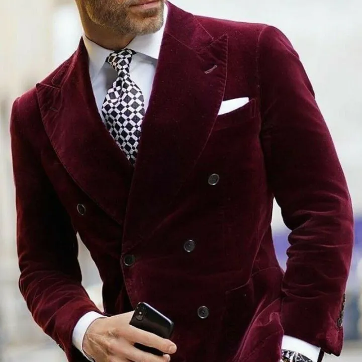 Burgundy%20Velvet%20Blazer%20for%20Men%20with%20Double%20Breasted%20Dinner%20Jacket%20Elegant%20Smoking%20Suit%20Coat%202023%20-%20Image%204