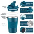 380/510ML Stainless Steel Car Thermal Cup Coffee Cup for Outdoor Sports Cold and Heat Thermal Mug Tumbler Insulated Flask Water.