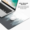 Forest Trees Xxl Mouse Pad Gamer Black Mousepad Computer Tables Desk Mat PC Office Carpet Laptop Keyboard Gaming Mats Mause Ped. 
