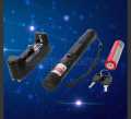 Laser 303 200mW Professional Blue Laser Pointer Suit with 18650 Battery & Charger Black. 