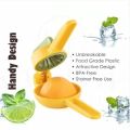 2 in 1 Orange Juicer Plastic Manual Orange juice Squeezer & twister for Kitchen-Heavy Duty Abs Material Hand Juicer Machine for Orange Juice Maker, citrus, lemon, Lime juice extractor. 