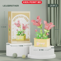 Flower Building Blocks Toys for Kids, Flower Bouquet Building Blocks, Building Block Flower Creativity Artificial Flowers Building Toy Set for 6+ Kids, Gift for Children, Friends and Families. 