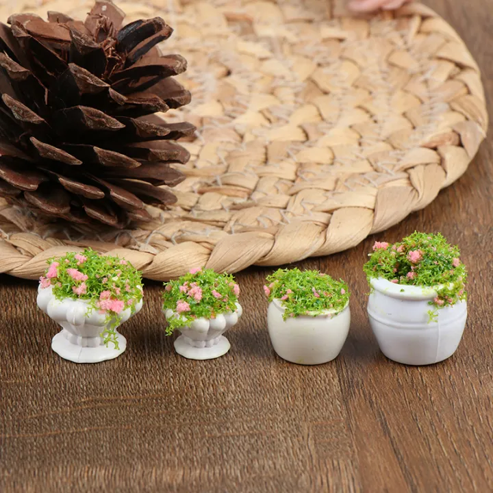 1/2Pcs%20Dollhouse%20Furniture%201:12%20Accessories%20Mini%20Green%20Plant%20Bonsai%20Flower%20Pots%20-%20Image%202