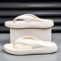 Summer men's slippers soft-soled beach sandals EVA fashion flip-flops indoor slippers outdoor pinch garden slippers size 38-45. 