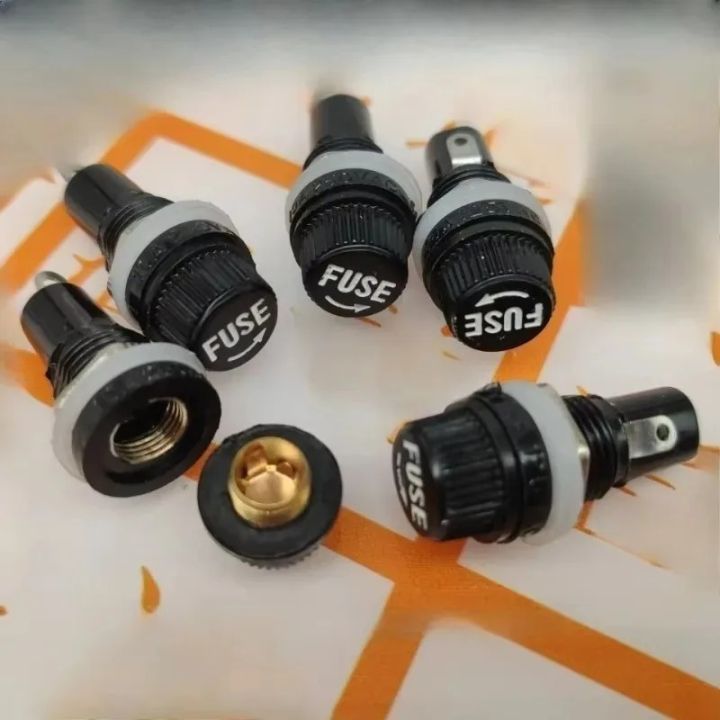 New%205%20Pieces%20for%20125V/15A%20250V/10A%205x20mm%20Electrical%20Screw%20Cap%20Panel%20Mounted%20Fuse%20Holders%20Popular%20-%20Image%206