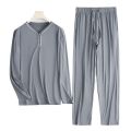 Men's Austrian Lenzing Modal Pajama Sets Luxury Sleepwear Street Ready Comfortable Loungewear. 