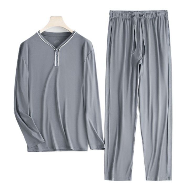 Men's%20Austrian%20Lenzing%20Modal%20Pajama%20Sets%20Luxury%20Sleepwear%20Street%20Ready%20Comfortable%20Loungewear%20-%20Image%205