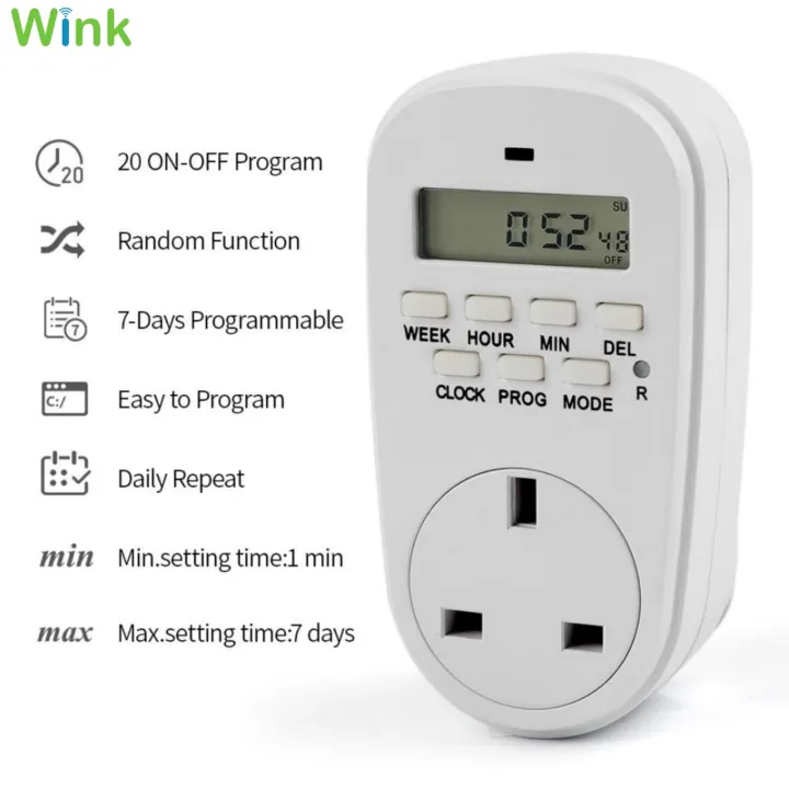 Timer%20Socket%2024%20Hour%20and%201%20week%20Electrical%20Multi%20Digital%20Time%20Wall%20Outlet%20Switch%20Digital%20Countdown%203000W%20-%20Image%204
