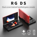 Anbernic RG DS Handheld Game Console 4" IPS Dual Screen Android 4000mAh Flip Video Games Player Supports RixelHK Wifi Streaming. 