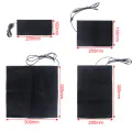 1PCS Carbon Fiber Heating Warm Paste Pad Hand Warmer USB Safe Heated Film Electric Winter Fever Heat Mat For Cloth Vest Jacket. 