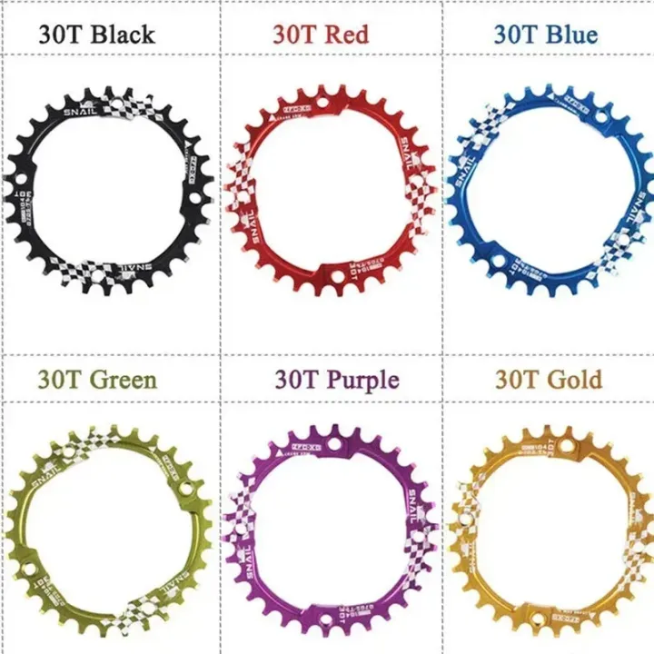 SNAIL%20104BCD%2030T%20Round%20Narrow%20Wide%20Chainring%20%20MTB%20Crankset%20Plate%20Mountain%20bicycle%20Tooth%20Plate%20bike%20parts%20BCD104%20Chain%20Wheel%20-%20Image%203