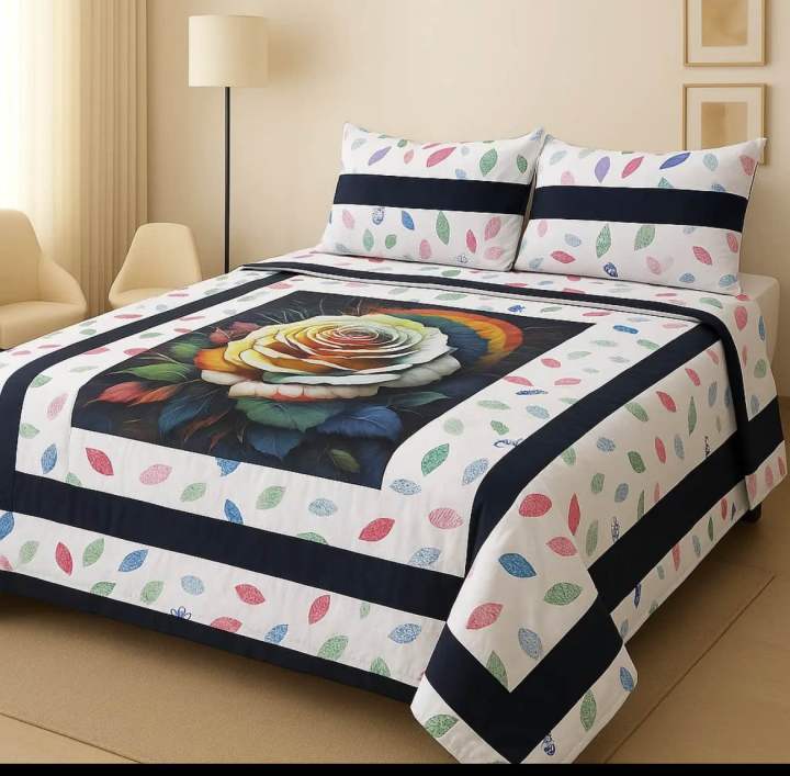Embroidered%20Patch%20Work%20King%20Size%20BedSheet%20-%20High%20Quality%20-%20Cotton%20Satin%20Double%20Bedsheet%20Embroided%20-%20Galaxy%20Bedding%20-%20Image%203