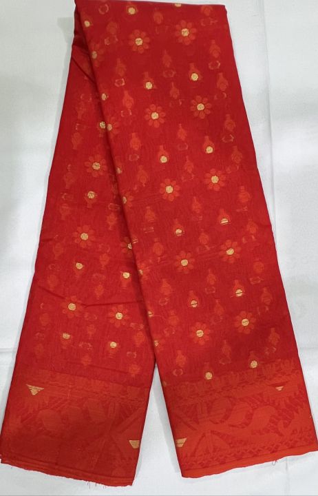 Graceful%20Yellow%20Color%20Jamdani%20Saree%20-%2012%20Hand%20Length%20for%20Ladies%20-%20Girls%20and%20Women%20-%20Perfect%20for%20All%20Seasons%20and%20Occasions%20-%20Image%203