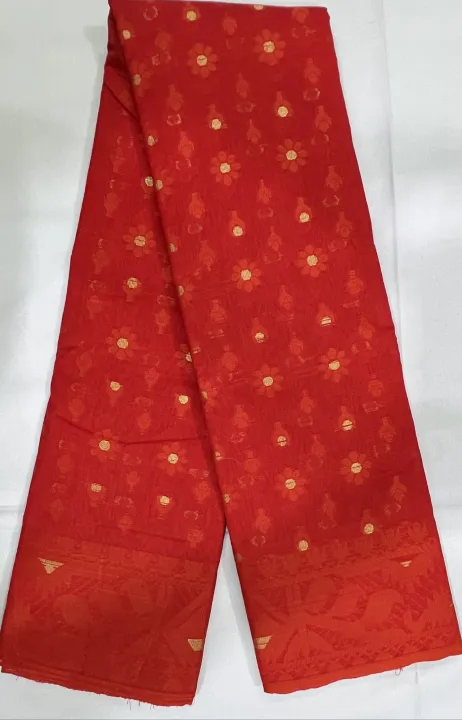 Graceful%20Yellow%20Color%20Jamdani%20Saree%20-%2012%20Hand%20Length%20for%20Ladies%20-%20Girls%20and%20Women%20-%20Perfect%20for%20All%20Seasons%20and%20Occasions%20-%20Image%203