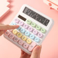 Korean style cute candy color mechanical keyboard calculator 12 digits big screen. 