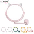 Wall Mounted Mirror Folding Arm Extend Bathroom Mirror Without Drill Cat Ear Single Side Cosmetic Makeup Mirror Space Saving. 