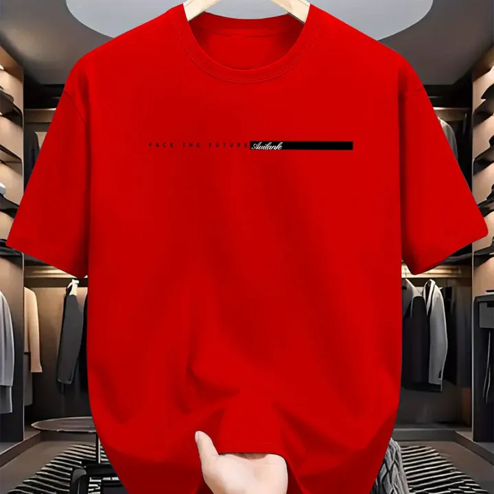 Summer%20Men's%20100%25%20Cotton%20Casual%20Loose%20Fit%20Large%20Letter%20Print%20Round%20Neck%20Short%20Sleeved%20T-Shirt%20Top%20High%20Street%20Unisex%20Style%20-%20Image%207