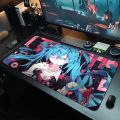H-Hatsune M-Miku Anime Non-slip Lockedge PC Gaming Mouse Pad Gamer Desk Mats Keyboard Pad Mause Pad Muismat For PC Mouse Carpet.