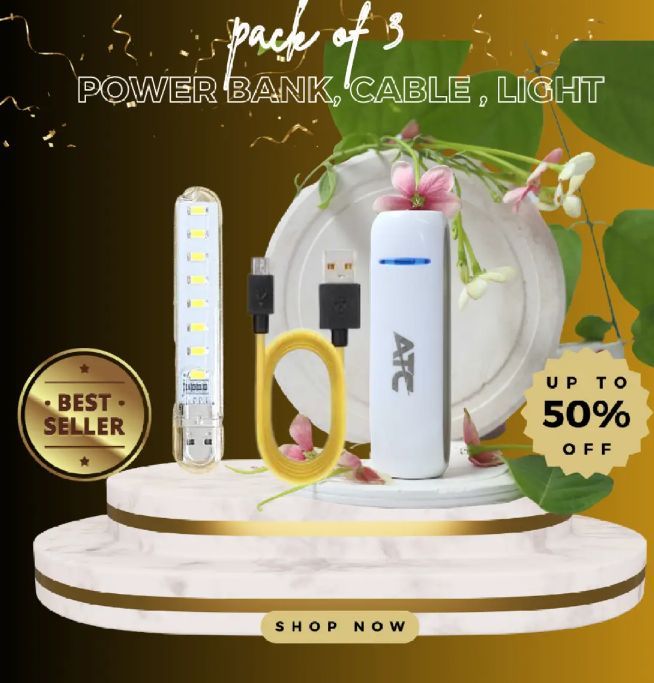 Mini Power Bank 2600mAh Compact and Portable Charging Solution