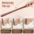 54CM Durable Professional Wooden Shoe Horn Flexible Long Handle Shoehorn Useful Shoe Lifter for seniors Shoe Spoon Home Tools. 