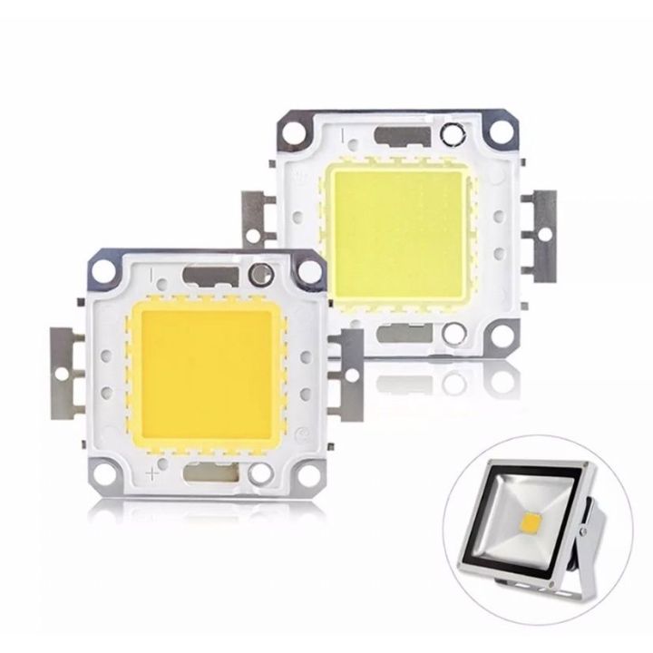 10W 20W 30W 50W 100W LED spotlight chip and big eye cob chip have white light and flood light spare parts, spotlights are used for replace, repair, spotlights.