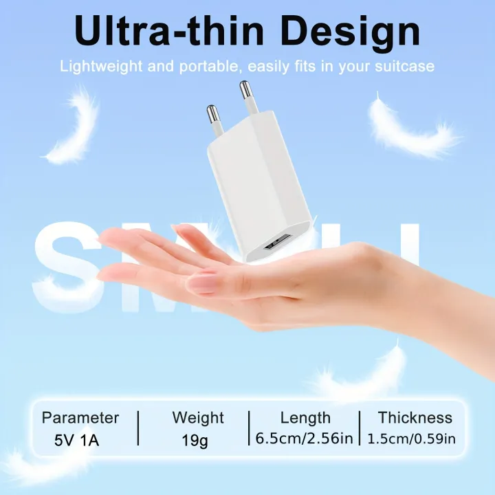 1/2/5Sets%205V%201A%20USB%20Charger%20Travel%20Wall%20Charging%20Head%20with%20USB%20A%20to%20Type%20C%20USB%20Charging%20Cable%20Phone%20Adapter%20Portable%20EU%20Plug%205W%20-%20Image%204