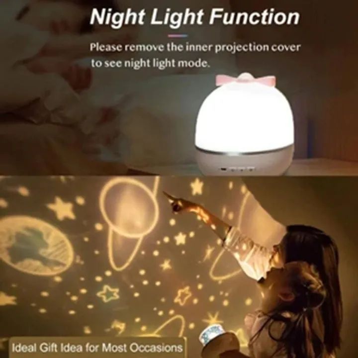 Projection Light Box 360 Rotation Projector Sky Dream Children Projector Lamp Night Light ...