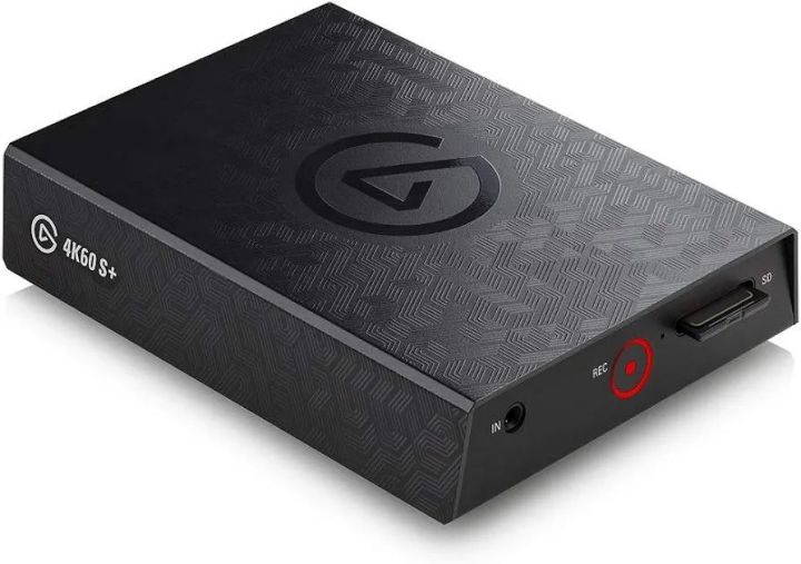 Elgato 4K60 S+, External Capture Card, Record in 4K60 HDR10 with ultra-low latency to PC or SD Card on PS5/PS4, Xbox Series X/S, Xbox One X/S, in OBS and other broadcasting software, for Windows