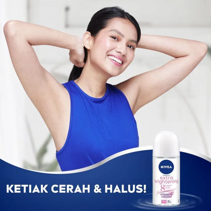Nivea%20Extra%20Whitening/Bright%20Pore%20Minimizer%20Antiperspirant%20Deodorant%20Roll-On%2050Ml%20-%20Image%203