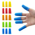 3Pcs Silicone Anti-cut Heat Resistant Finger Protector Fingers Cap Cooking Tool. 