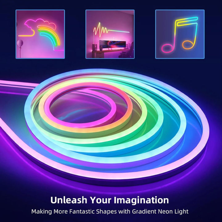 Tuya%20Zigbee%2024V%205m%2010m%20Neon%20RGBIC%20LED%20Strip%20Waterproof%20WS2811%20Addressable%20Party%20Game%20Room%20Light%20RF%20Remote%20for%20Alexa%20%20Home%20-%20Image%204