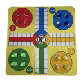 Plastic Flying Chess Ludo With Mouse Pad Chessboard 24cm Set About 110g. 