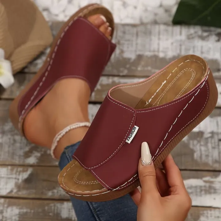 Women%20Wedge%20Slippers%20Summer%202025%20New%20Fashion%20Slippers%20Open%20Toe%20Breathable%20Sandals%20Comfortable%20Buckle%20Woman%20Shoes%20Slides%20Women%20-%20Image%205