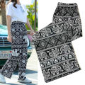🔥 Elephant Pants 🔥 Elephant Pattern Trousers ❤️ Made in Thailand ❤️ Italian Silk Pants 🐘 ❤️ Soft and Smooth Fabric, Comfortable to Wear. Elastic Waist Pants, Long Pants, Very Popular Fashion Pants. 🎉 The Fabric Is Not Thick or Thin. You Can Be Beautif. 
