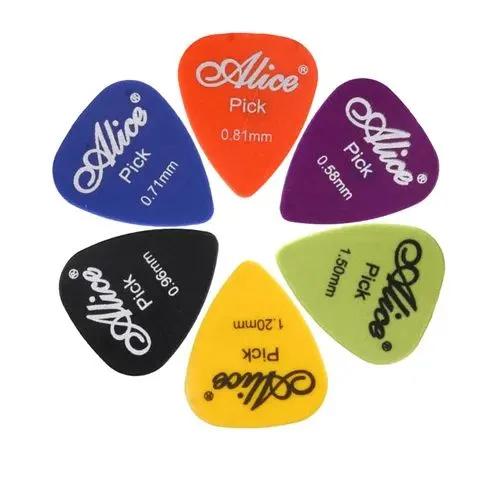 Guitar Plectrum ( 6 pcs  ) Mix Thickness Size