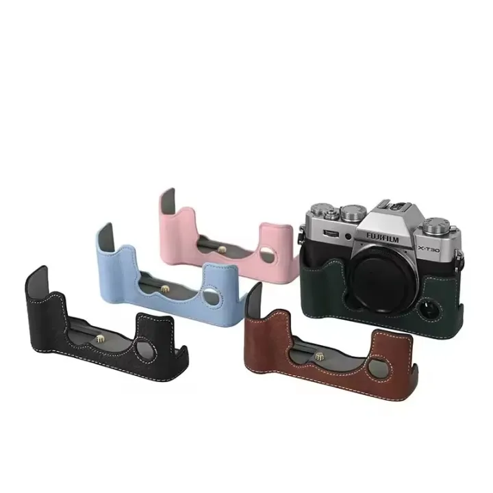 for%20Fuji%20X-T10%20XT20%20XT30%20X-T30II%20XT30III%20Base%20Half%20Case%20Camera%20Protective%20Case%20Leather%20Retro%20Fashion%20Camera%20Body%20Cover%20Pouch%20Bag%20-%20Image%204