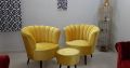customized bedroom chairs set with table 10 years guarantee foam and structure all colours customize available. 