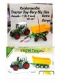 Tractor Remote Control Rechargeable Toy In Extra Big Large XXXL Size Hard Plastic Material"1 fit 9 inch" with Remote Control, Right, Left, Forward,Back. 