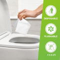 20-50Pcs Toilet Seat Covers Disposable Flushable Toilet Seat Covers Travel for Adults Kids Potty Training Travel Essential.